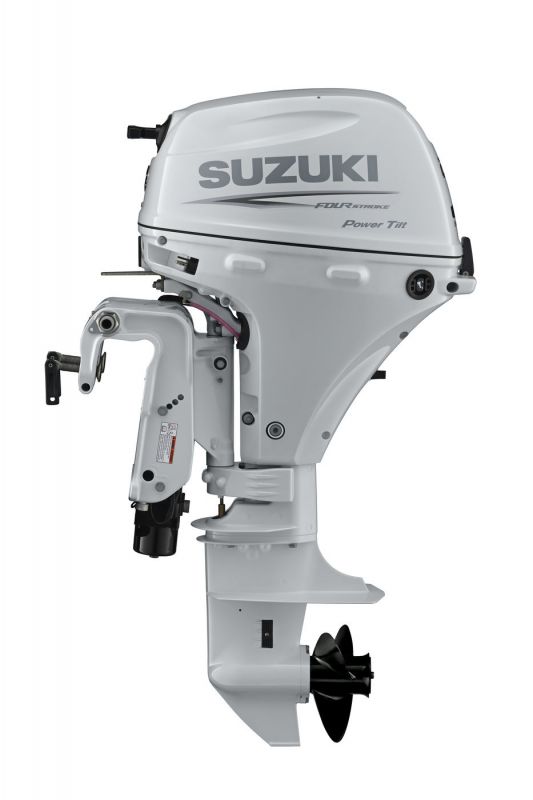 4х-тактный лодочный мотор SUZUKI DF20ATS. белый